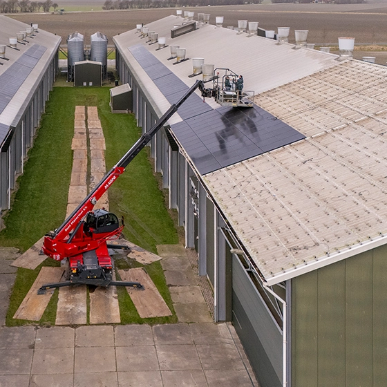 zonnepanelen verwijderen zonder asbest op dak