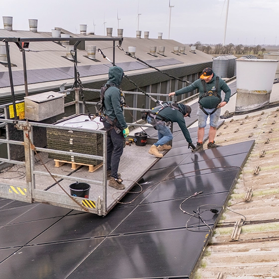 zonnepanelen verwijderen voor bedrijven